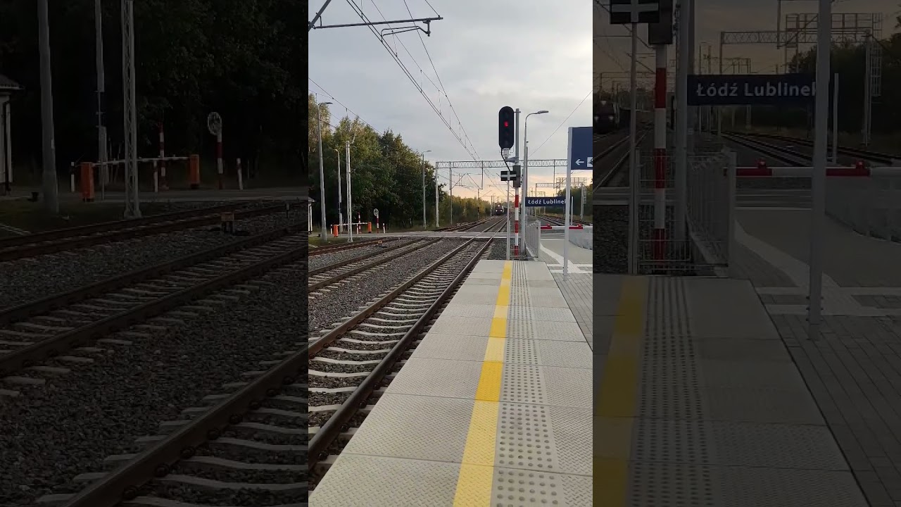 Pociąg Towarowy ET22-1018 dla PKP Cargo 🚍 przejeżdża przez stację Łódź Lublinek