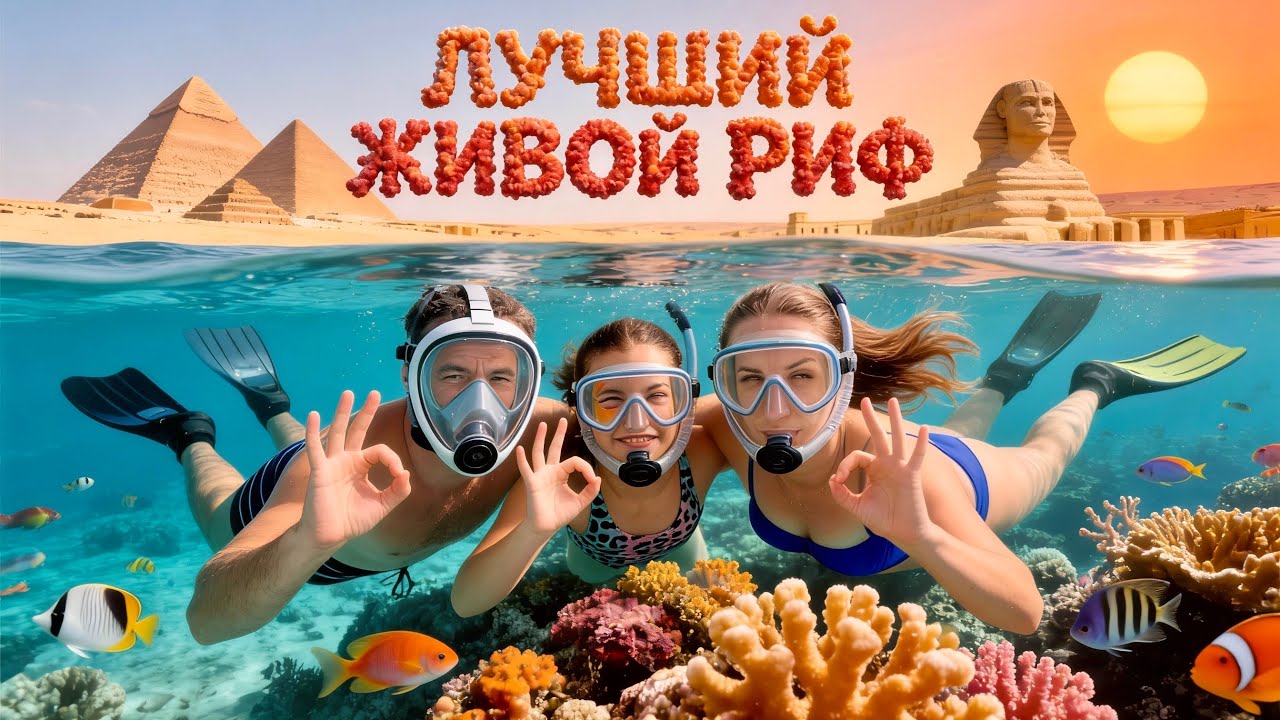 Лучший живой коралловый риф 🪸 в Египте 🇪🇬
