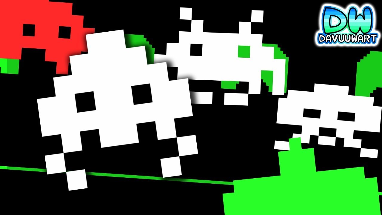 Space Invaders SURREALISTA! 👾👾👾 | animación/parodia de DavuuWart