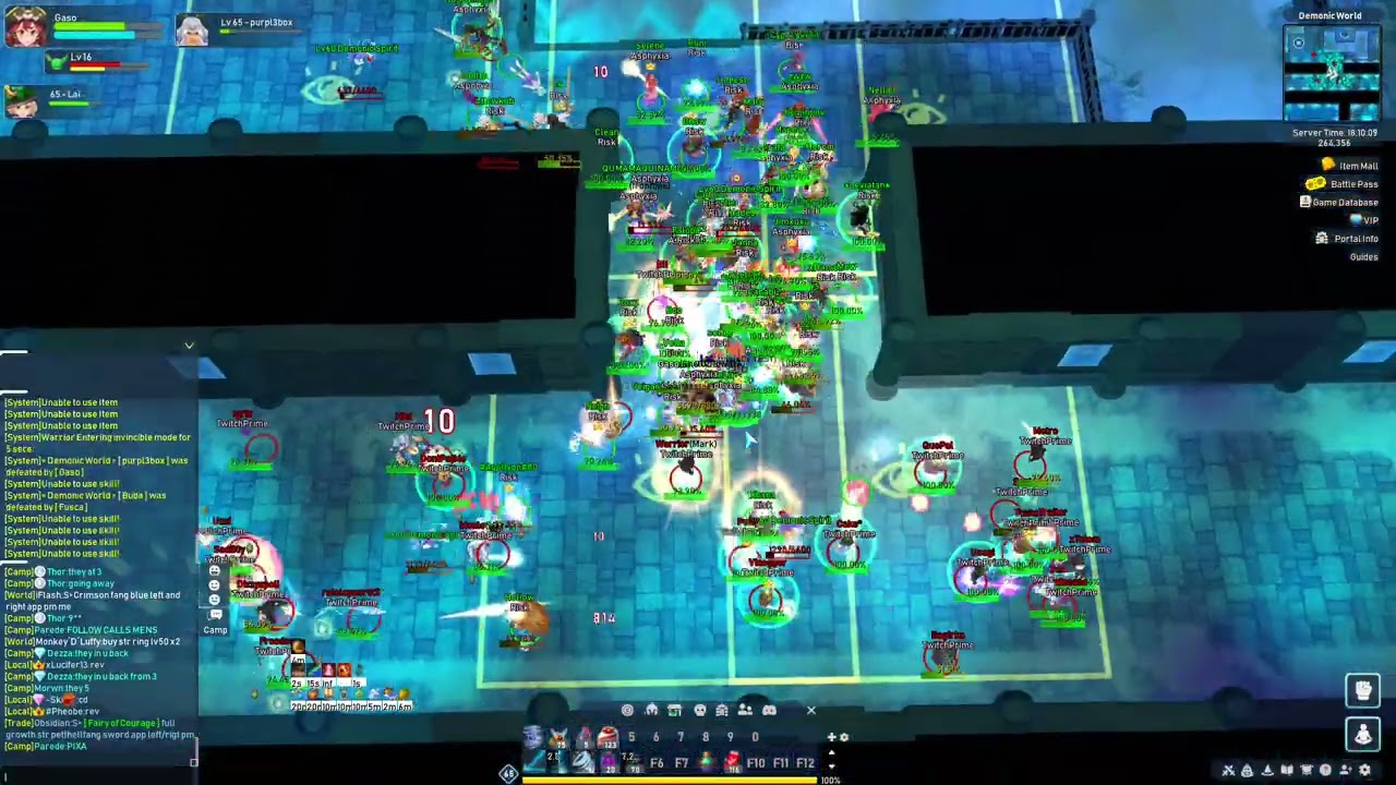 Pirates Online DW Moonlight 24/07/2025 PK Parts / Boss Kill