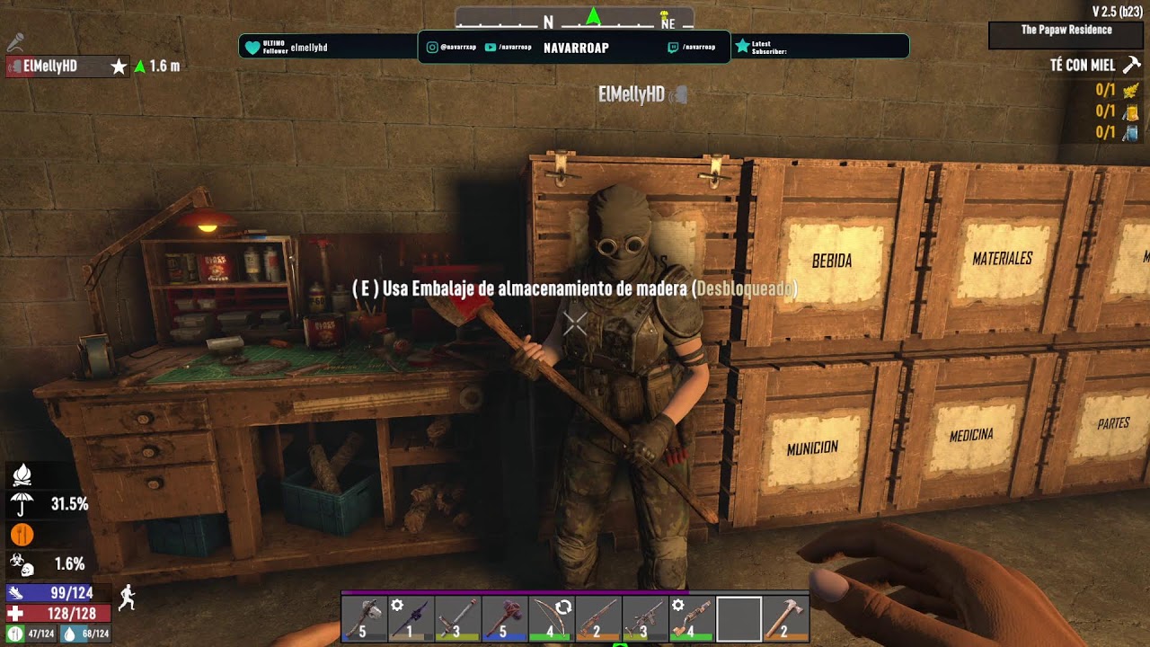 Construimos la Base - 7Days to die Multistream
