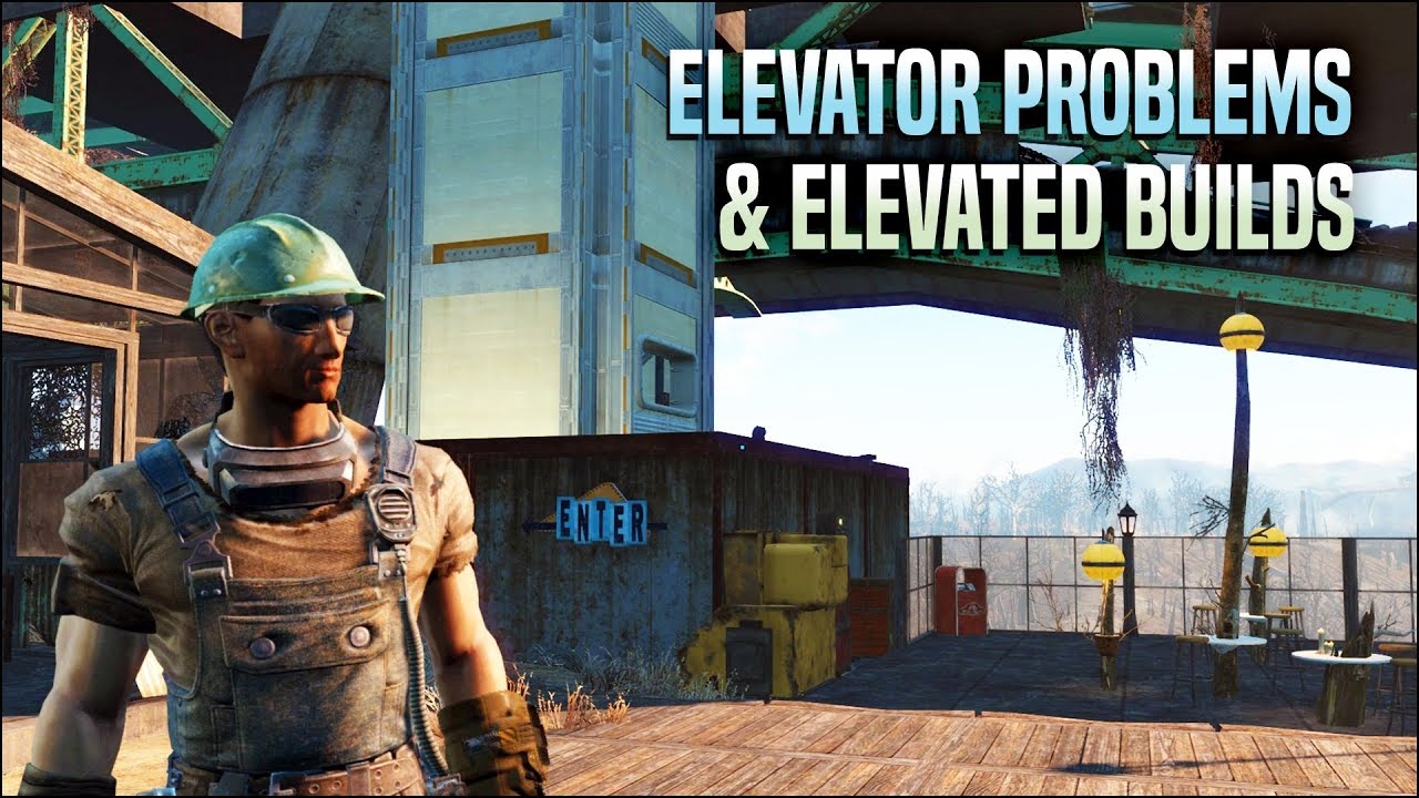 Elevator Problems and Elevating Settlers 🏗️ Fallout 4 No Mods Shop Class