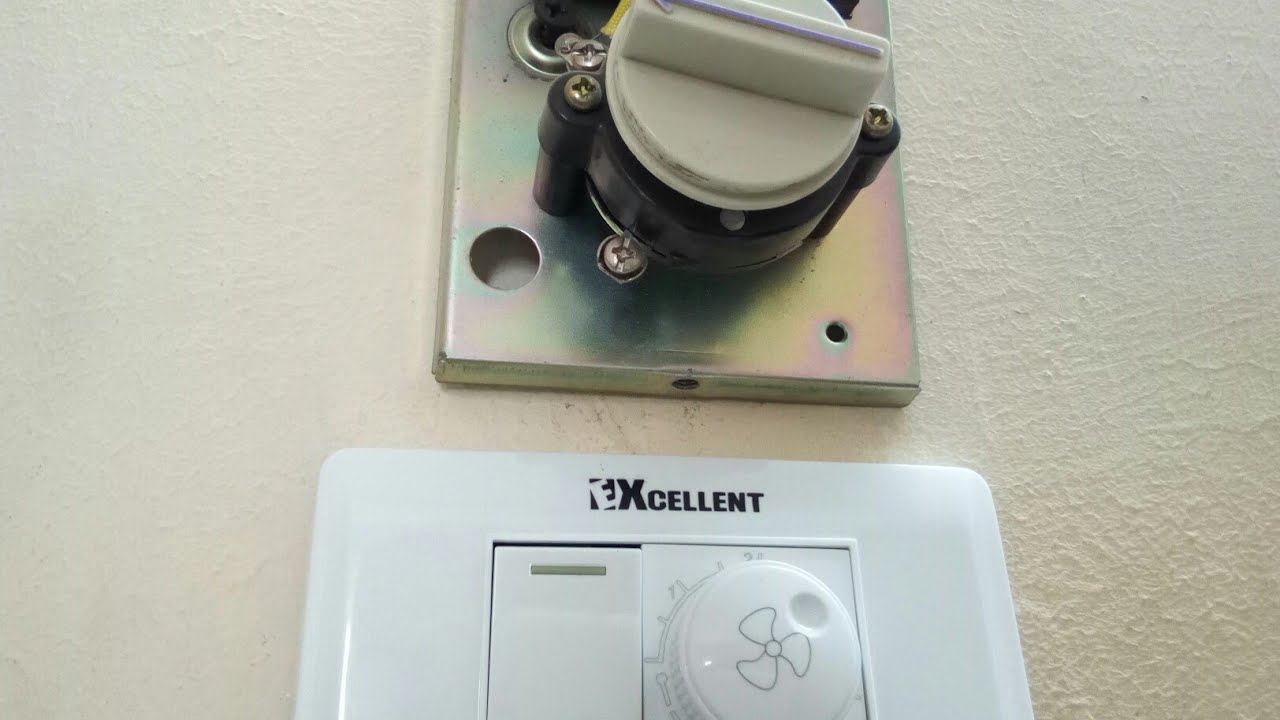 تقليل سرعة المروحة السقف باستخدام الديمر أو التراك|Reduce the ceiling fan speed by using the Demer