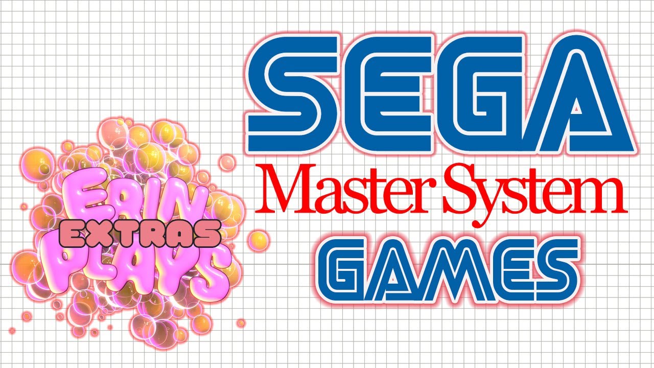 Playing a TON of SEGA MASTER SYSTEM GAMES! Erin Plays Extras