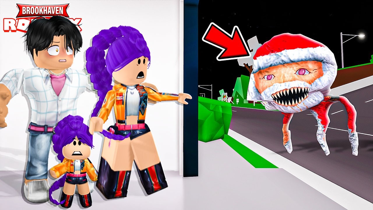 FAMILLE KPOP TROUVE GOO GOO GAGA À L'EXTÉRIEUR DE LEUR MAISON À 3H DU MATIN DANS ROBLOX BROOKHAVEN