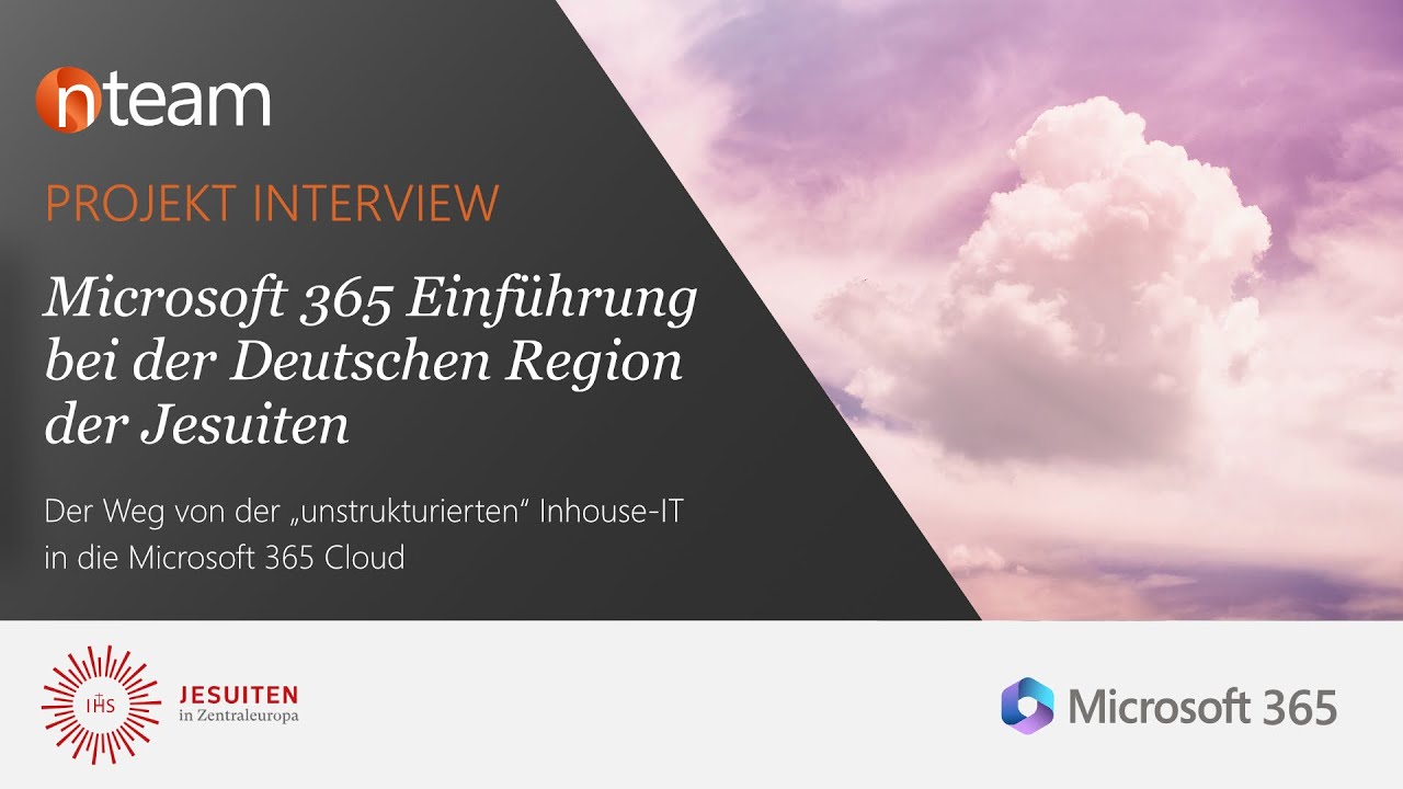 nteam Microsoft 365 Projektreferenz - Projekt Interview zur erfolgreichen Microsoft 365 Einführung