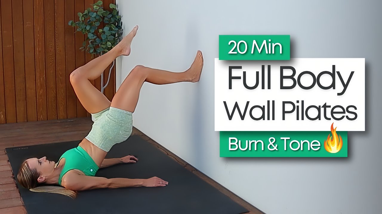 20 MIN FULL BODY WALL PILATES FOR WEIGHT LOSS | Total Body Toning