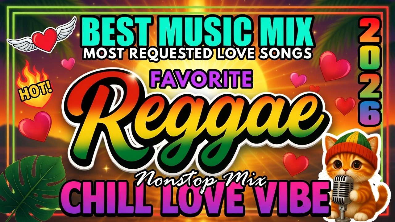Top Reggae Love Mix  🎶 English Songs 🔥 Healing Vibes for Lonely Nights
