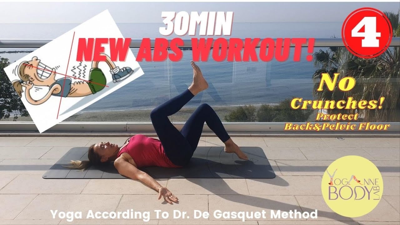 30min. Abs workout. No crunches! According to the de Gasquet Method