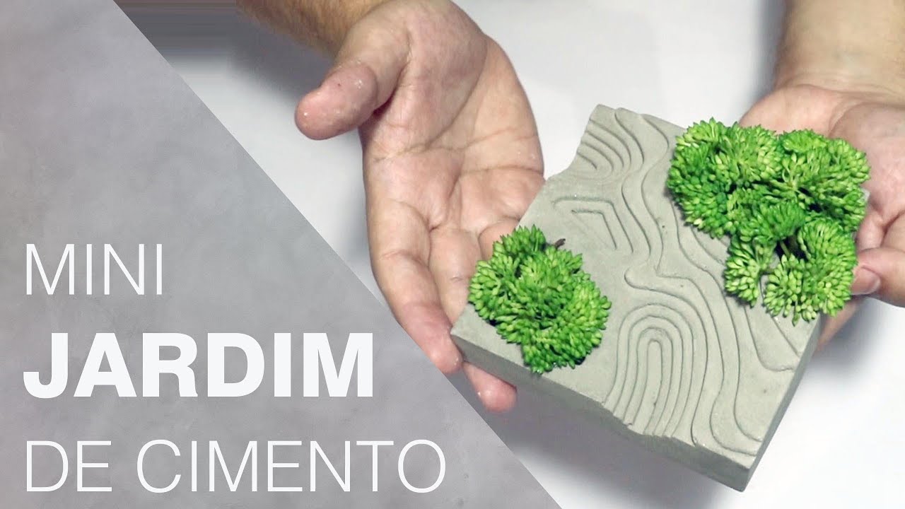 DIY - MINI JARDIM DE CONCRETO | FAÇA E VENDA