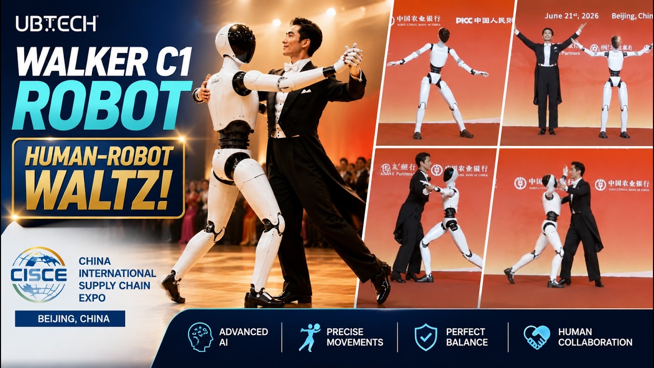 UBTECH Walker C1 Robot Dances With Human in Stunning Waltz