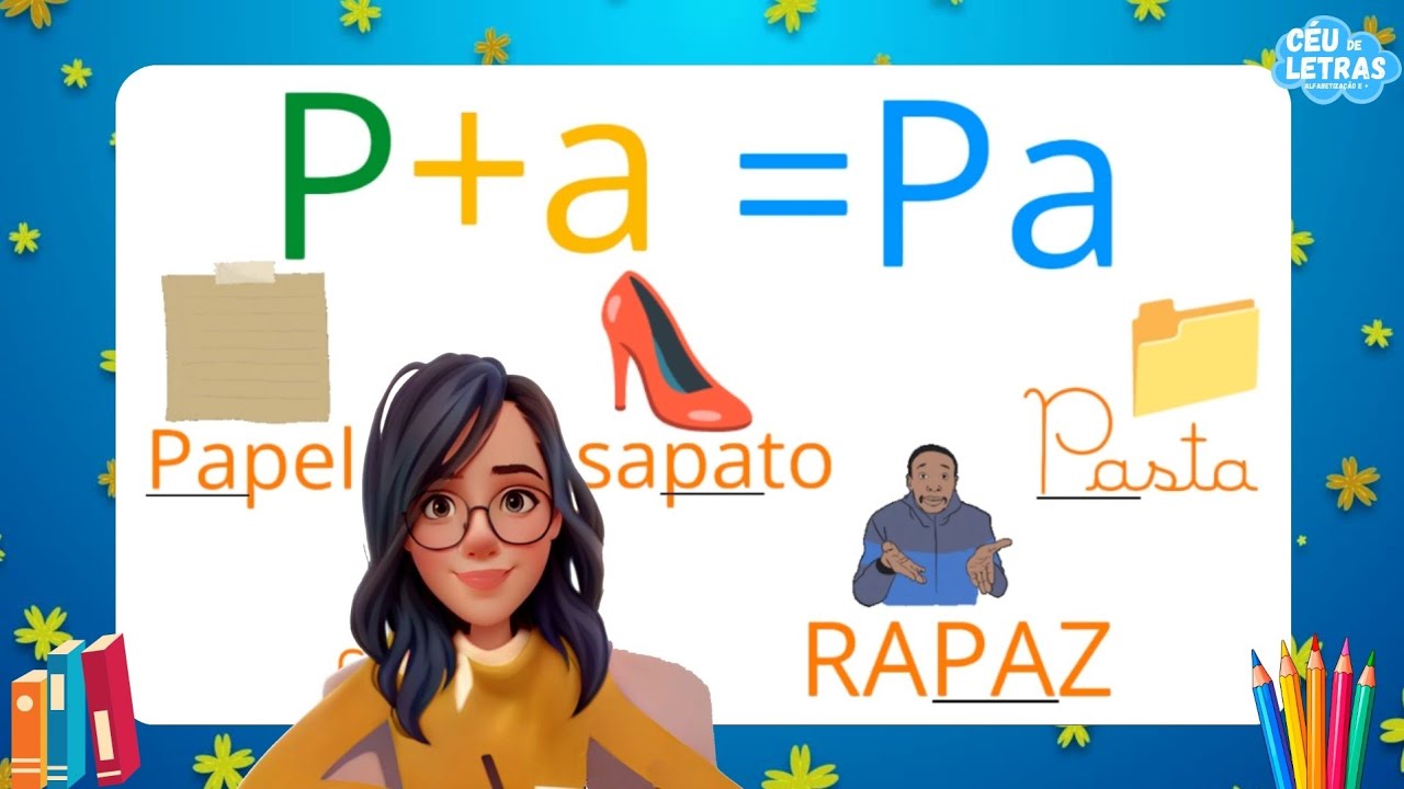 COMO APRENDER A LER| LETRA P| Ensine o som da letra P