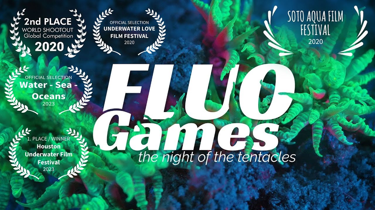 FLUO GAMES - the night of the tentacles (VIDEO GAMES REMIX by ThinkFishTank) - Coral Fluorescence