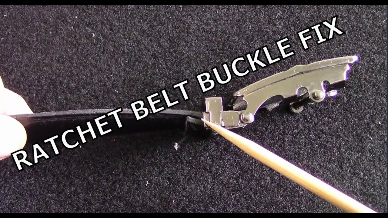 ✅RATCHET BELT BUCKLE FIX