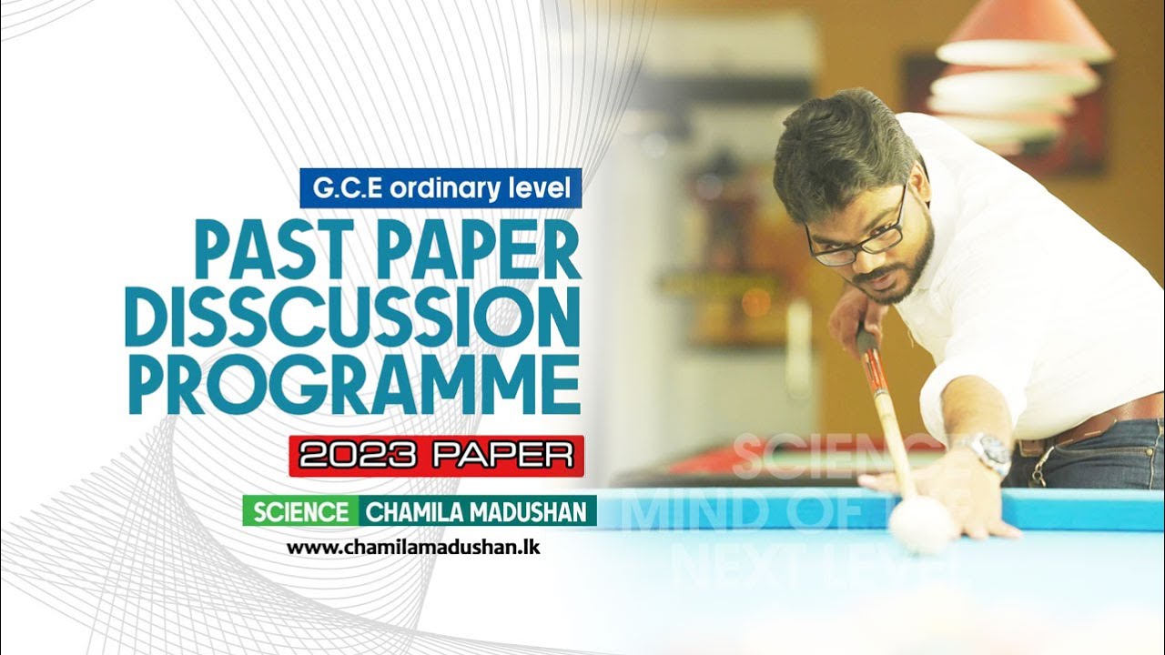 2023 OL Science Paper Discussion Day 01 - Chamila sir