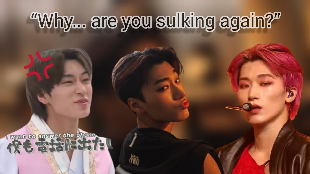 ATEEZ San cutely sulking because he knows he's cute