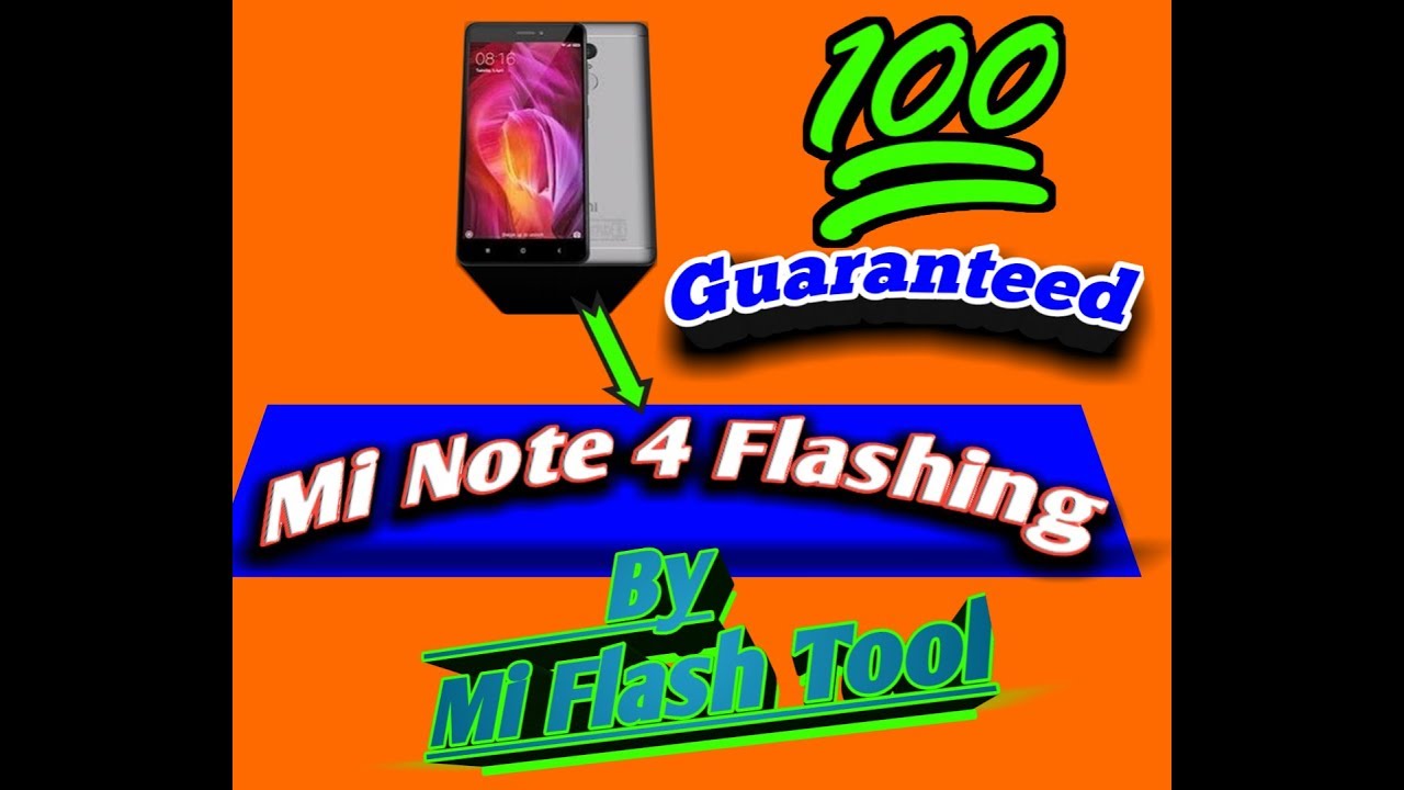 HOW TO MI NOTE4 FLASHING DEAD RECOVER BY MI FLASH TOOL