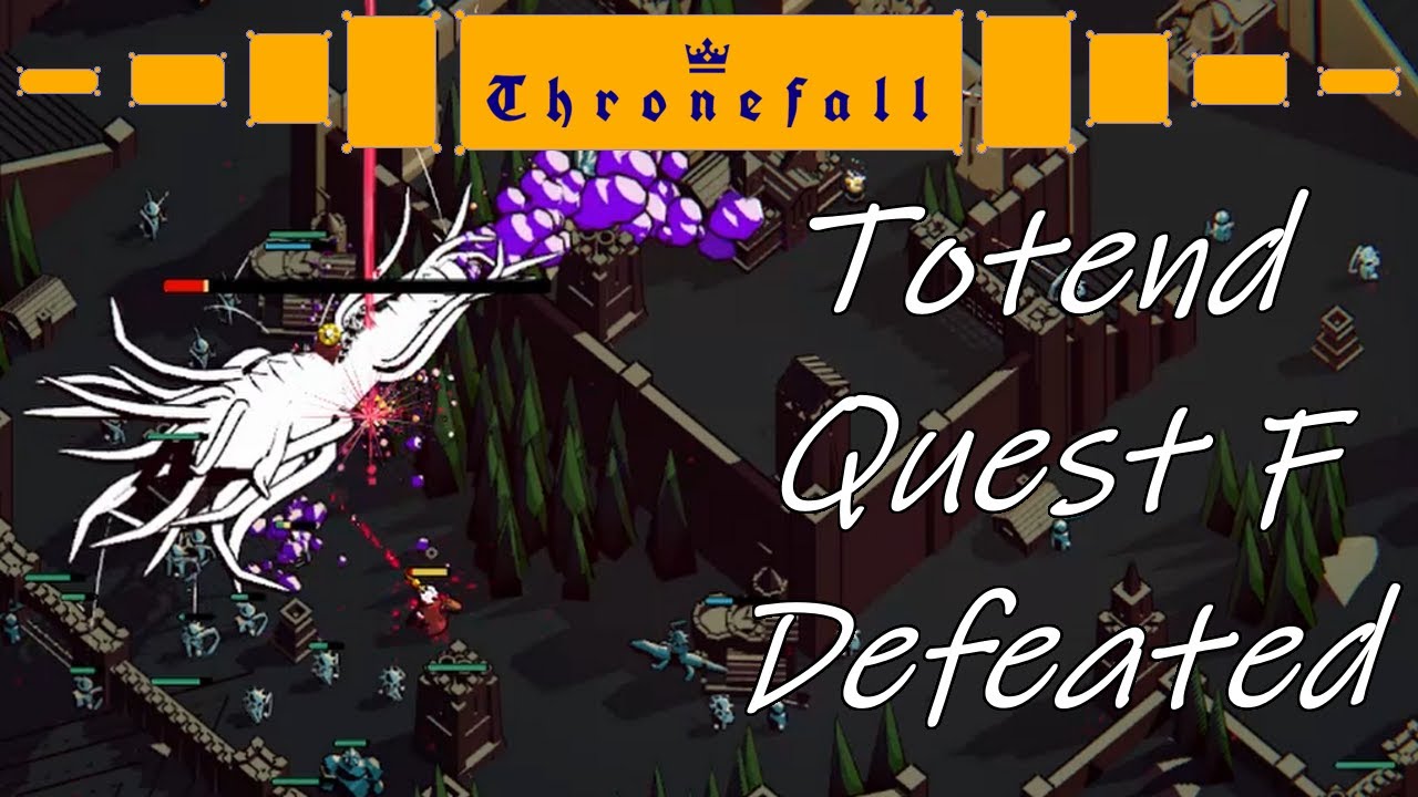 Thronefall's Hardest Quest? - How To Beat Totend Quest F