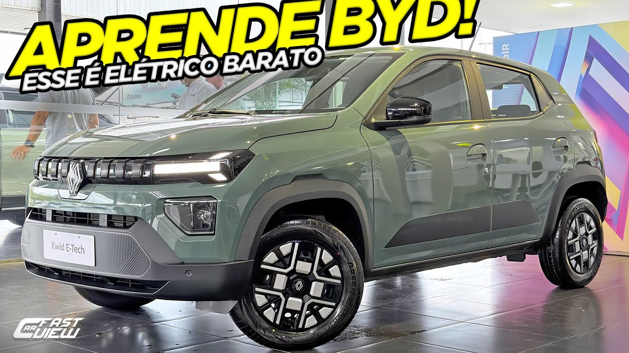 AGORA A RENAULT ACERTOU! NOVO KWID E-TECH 2026 COM ADAS MUITO +BARATO E EQUIPADO QUE DOLPHIN MINI