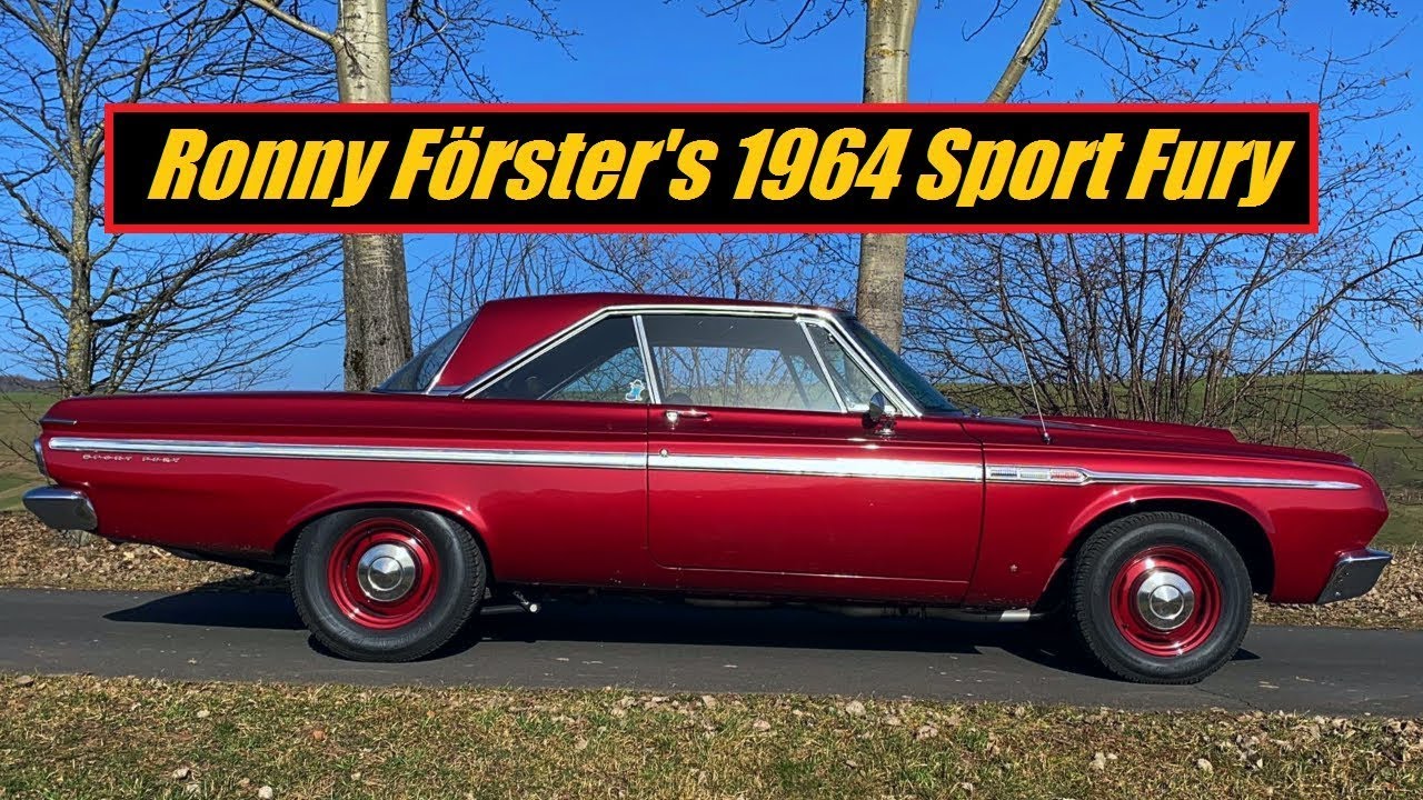 530 Horsepower 1964 Plymouth Sport Fury 4-Speed Beast