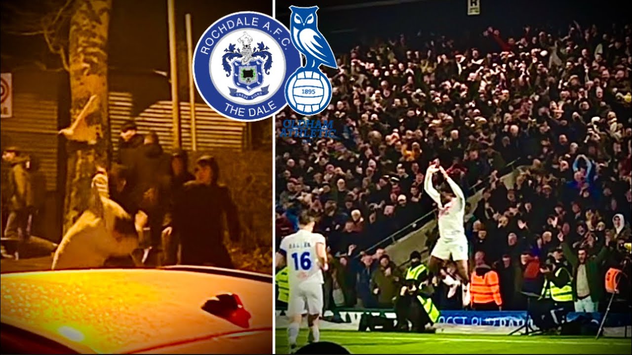 VIOLENT CLASHES AFTER LOCAL DERBY: Rochdale 0-1 Oldham