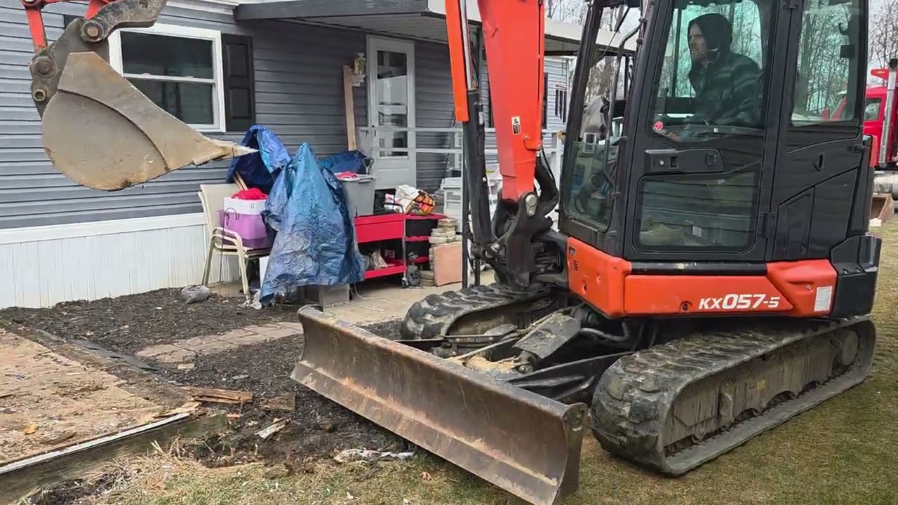Taking down the old shed on March  2,026 Monday  at 11 00 am