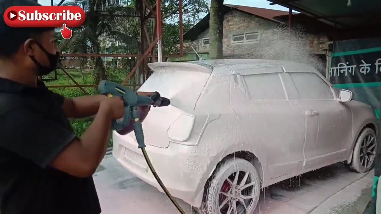 Karcher High Pressure Washer HD 7/16 -4 Cage Demo With Foam  Car Wash
