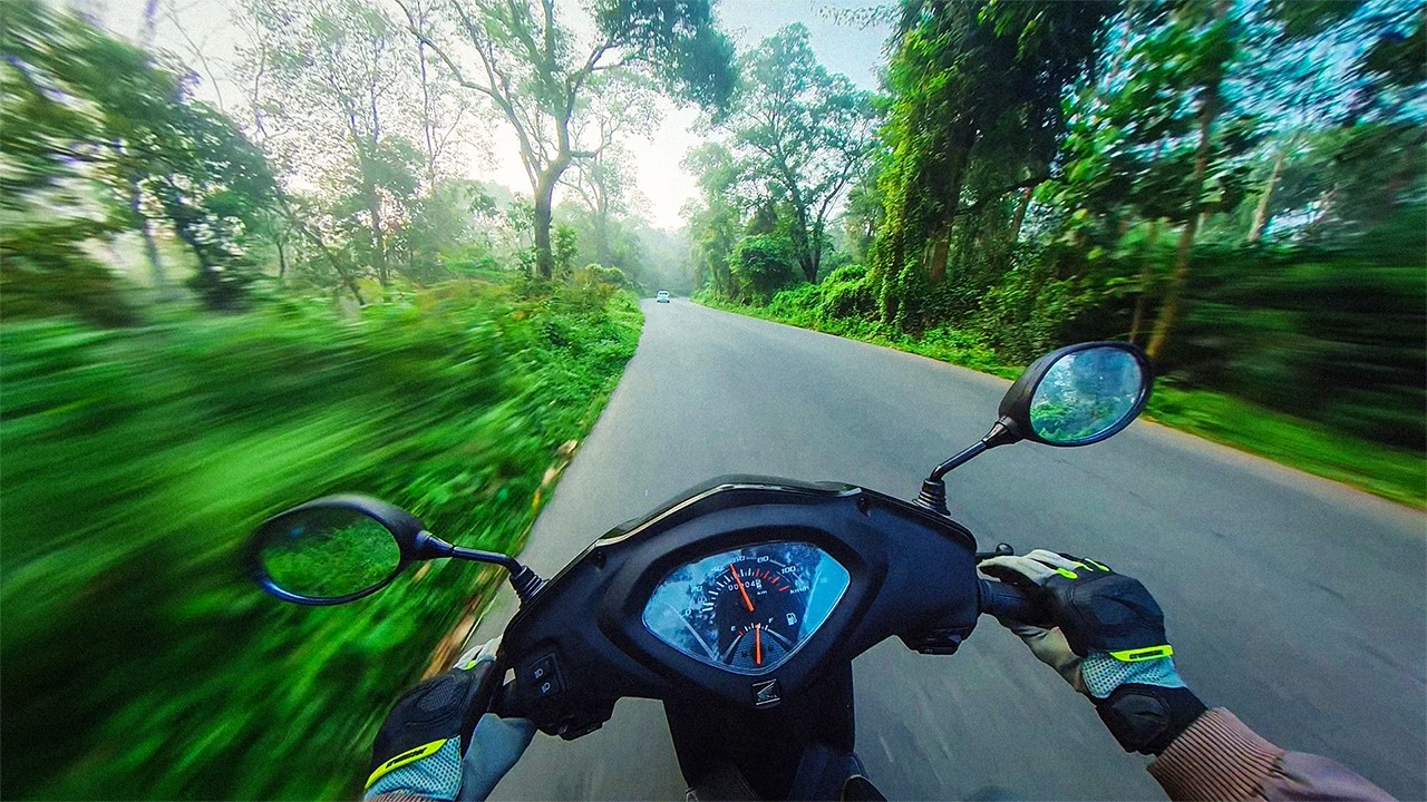 Honda Activa 110 HET - Nothing but Pure Exhaust Sound | A Foggy Beautiful Morning Ride