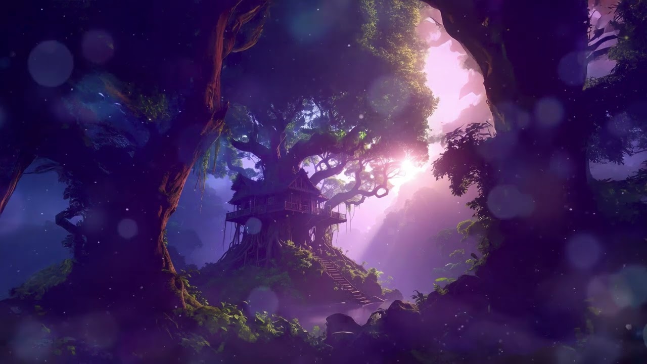 7 Hours of Jungle Ambience | Purple Hue Theme