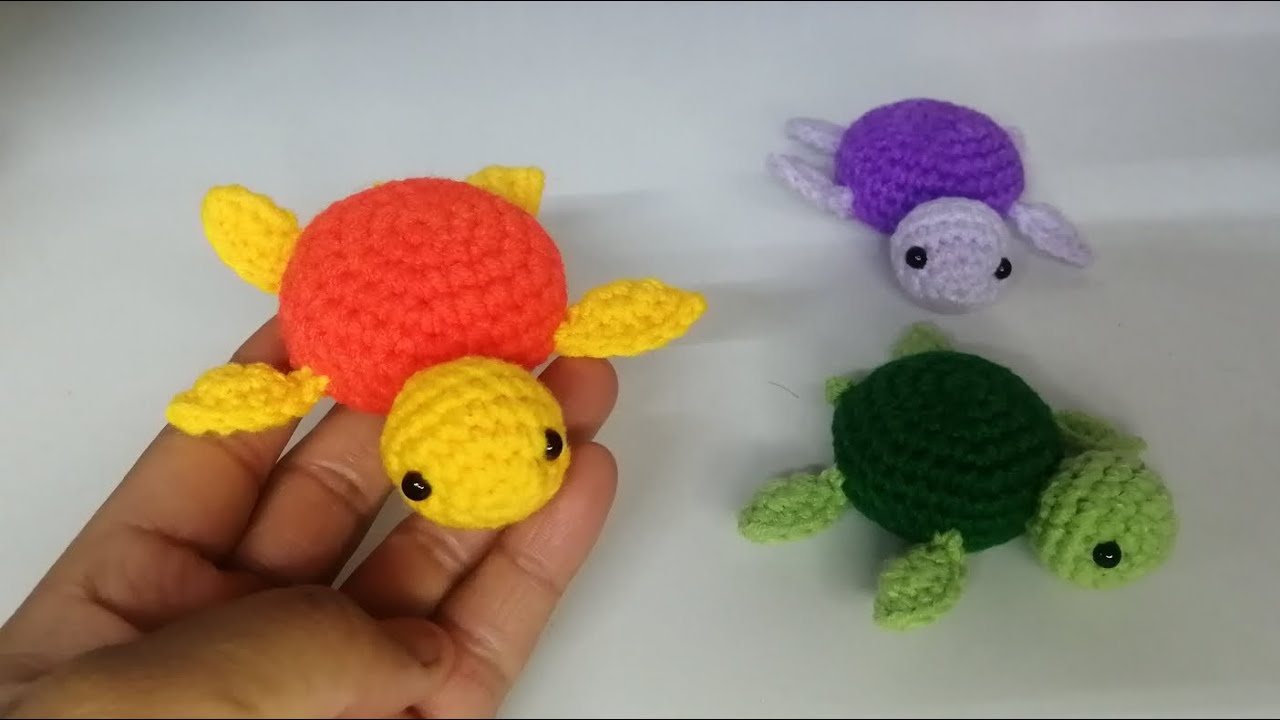 Tortuguita Amigurumi tejido a crochet Muy Fácil y Rápido 