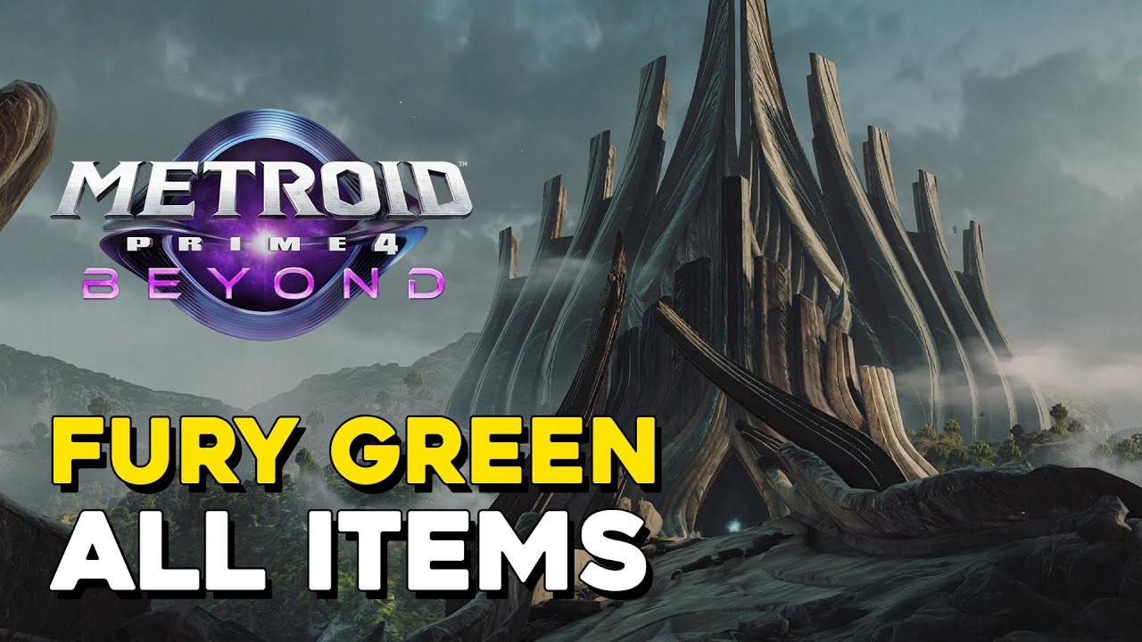 Metroid Prime 4 Fury Green All Item Locations (All Collectibles)