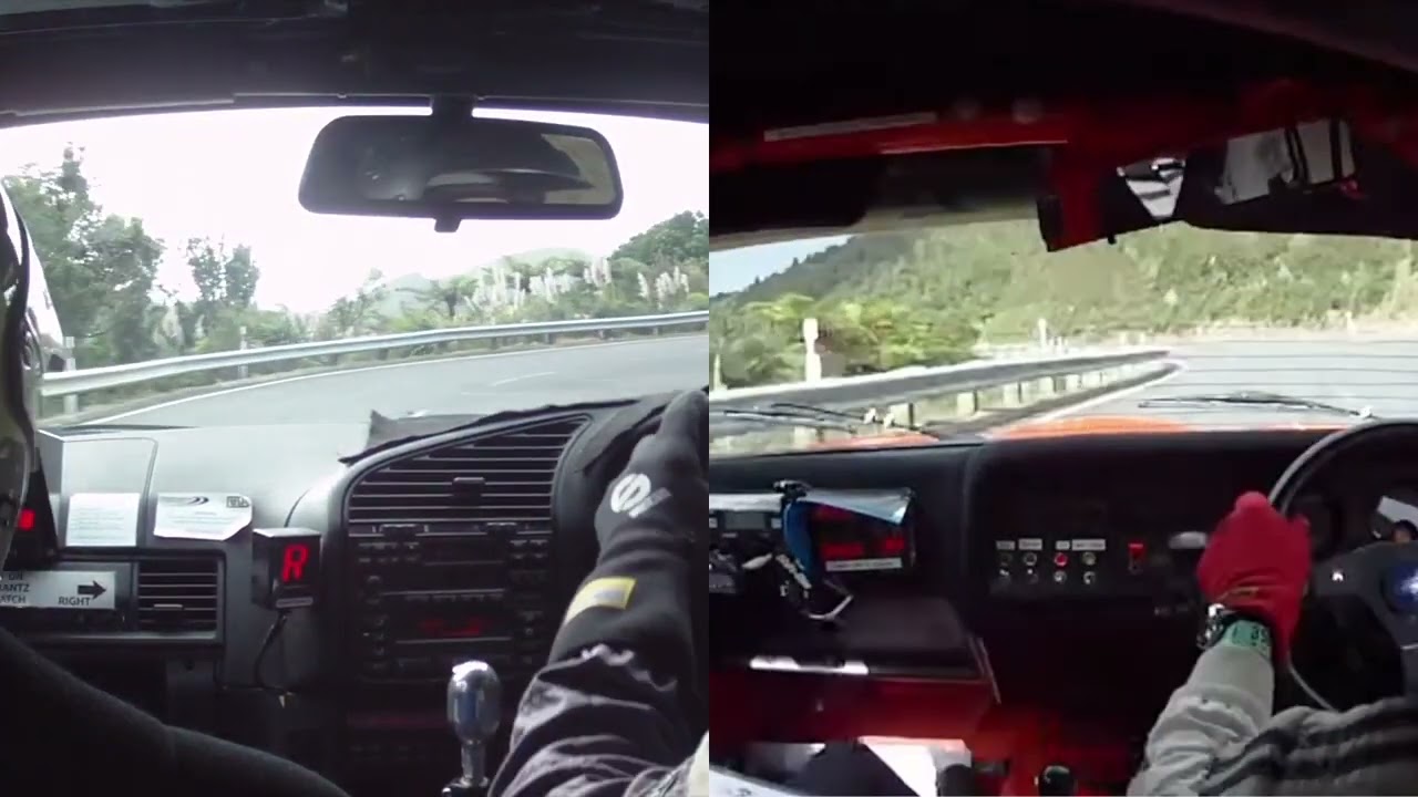 Targa BAmbina Coromandel stage 2012 M3 vs Perana...side by side