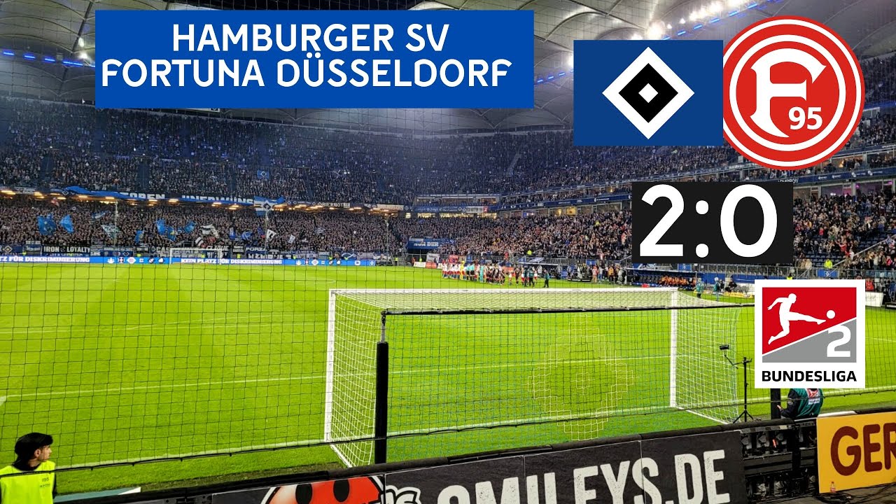 Hamburg rockt die Bude ! Hamburger SV - Fortuna Düsseldorf ( 2:0) Alle Tore & Highlights
