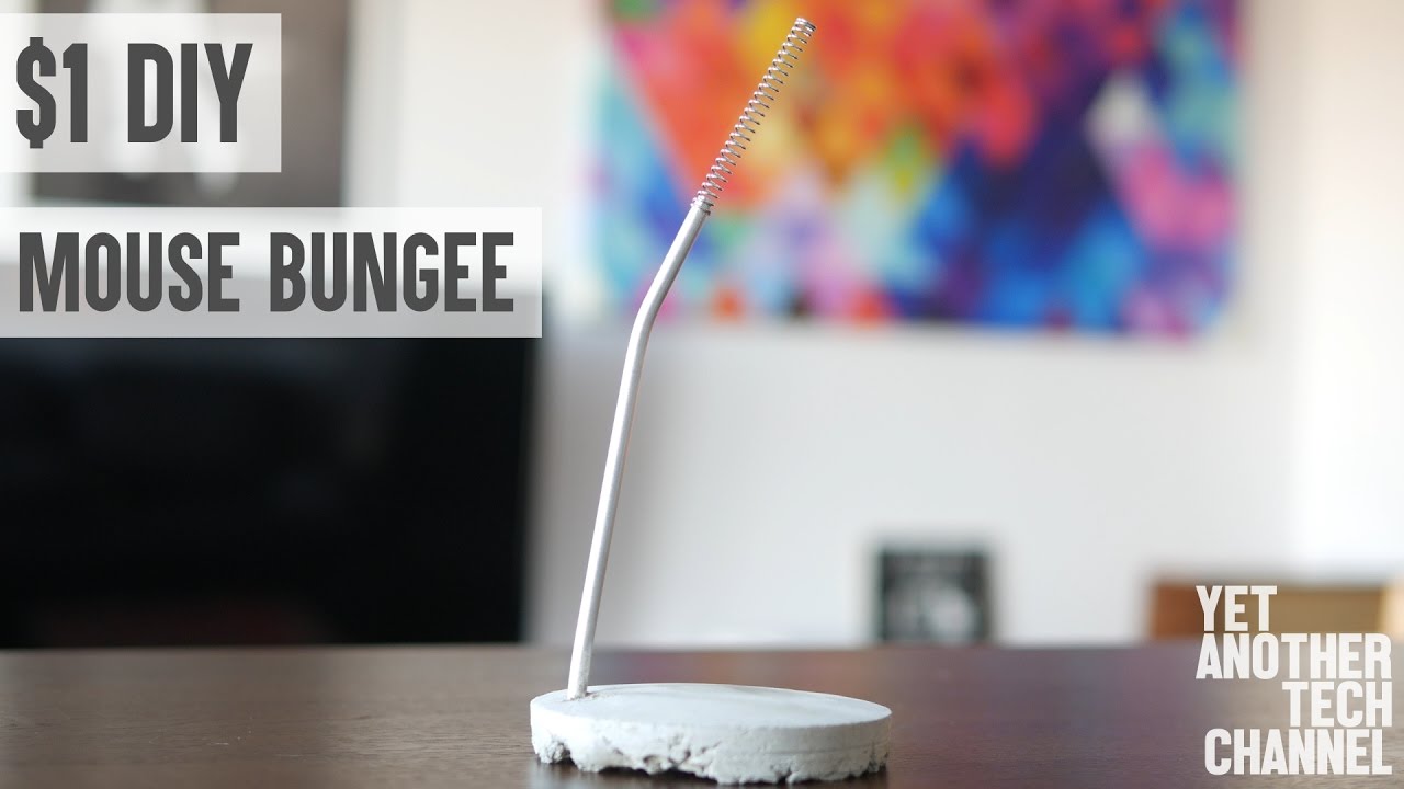How to make a mouse bungee for $1