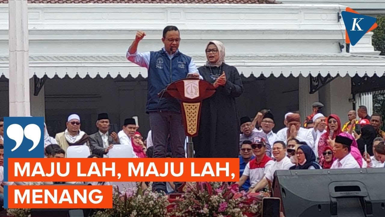 Momen Anies Ajak Warga Jakarta Bernyanyi di Acara Perpisahan