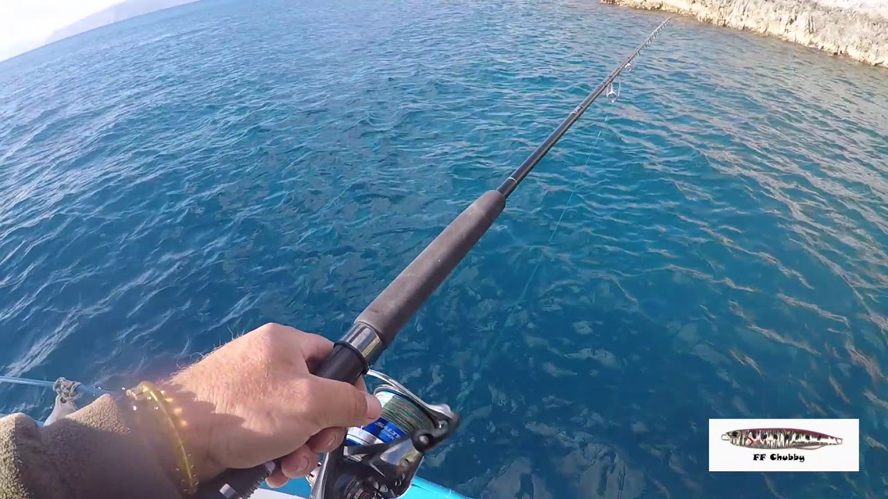 DEV Akya Kuzu Baligi Shore Jigging Kayalarin Üzerinden Macera