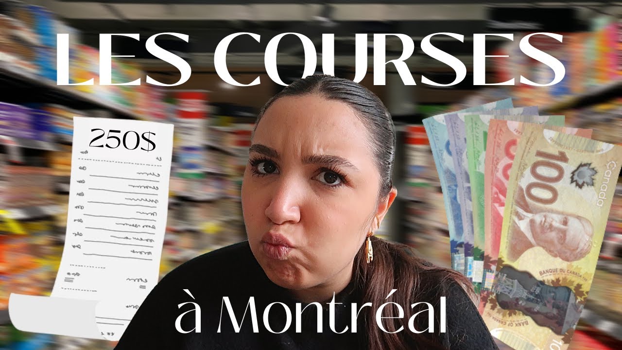250$ DE COURSES À MONTRÉAL! | Une Parisienne à Montréal Ep. 10