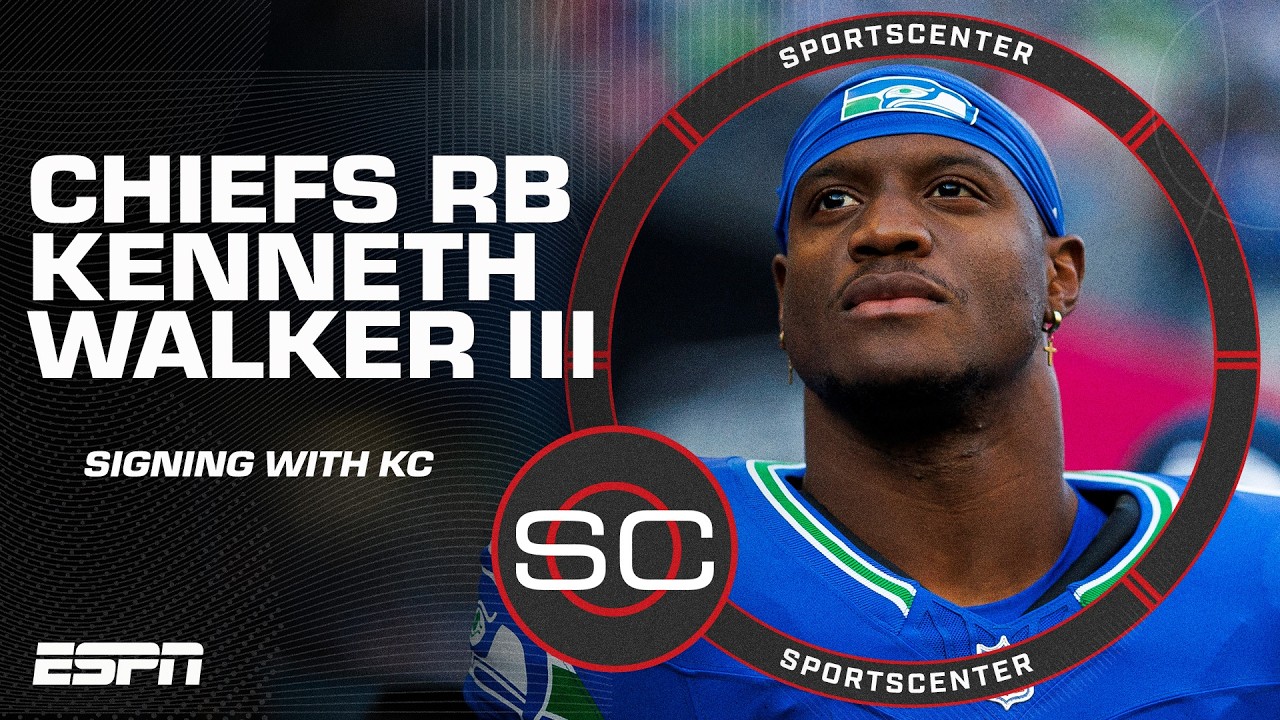 Super Bowl LX MVP RB Kenneth Walker III joining Mahomes & Kelce on the Chiefs 🏈 | SportsCenter