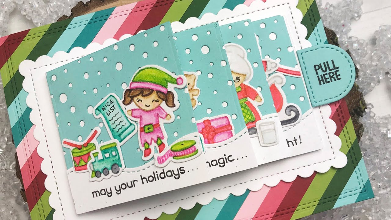 A Christmas interactive card