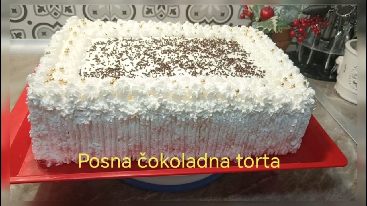 Posna čokoladna torta