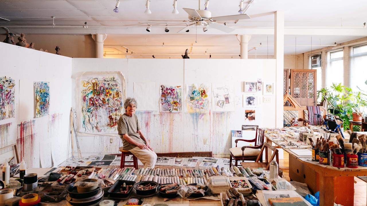 Inside a 91-Year-Old Painter's NYC Loft