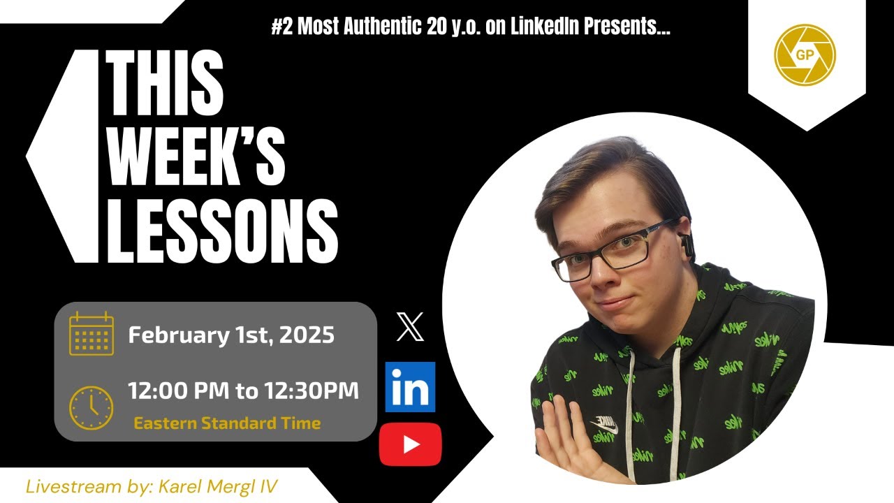 This Week's Lessons