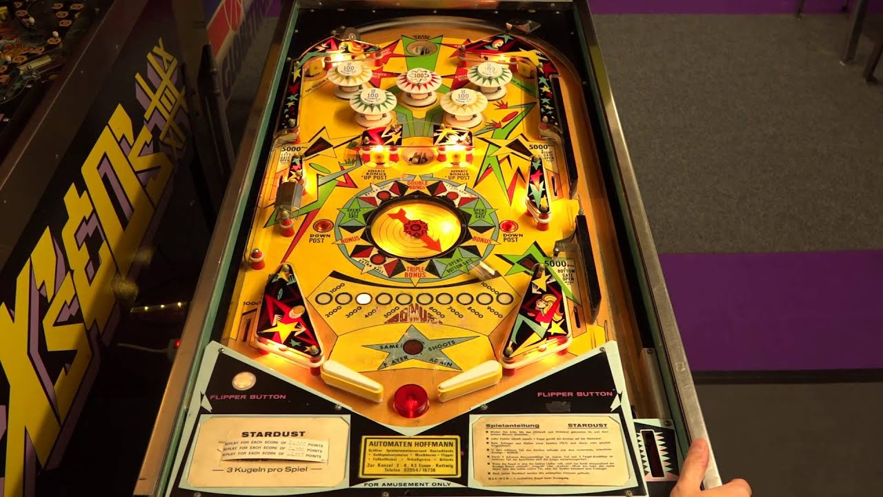 Star Dust (Williams, 1971) Flipper Pinball