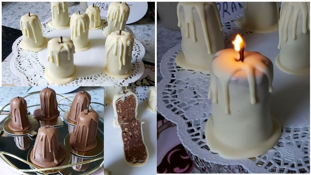حلوة الشموع 🕯بدون فرن لذيذه 😋👌و سهلة التحضير 🕯Gâteaux bougies