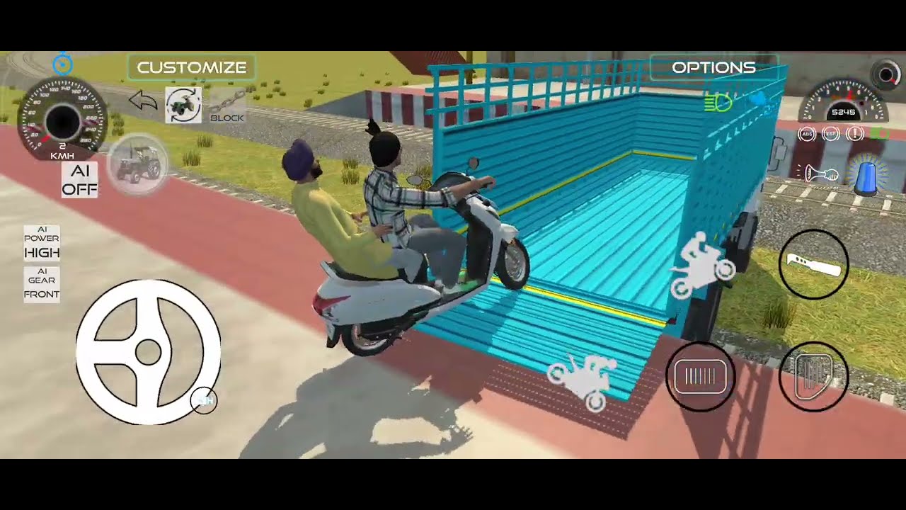 Bike Simulator 3D game#drivinggames #simulationgame #tractorsimulatorgame #trucksimulatorultimate 