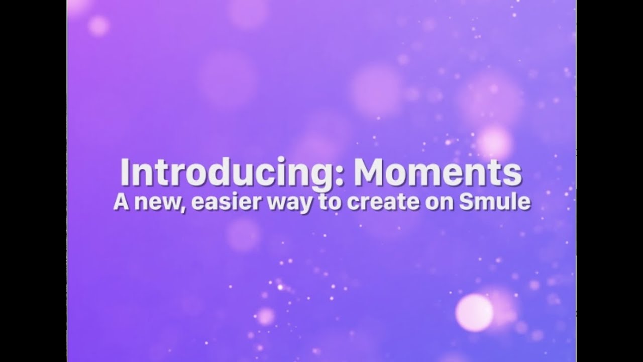Introducing: Moments