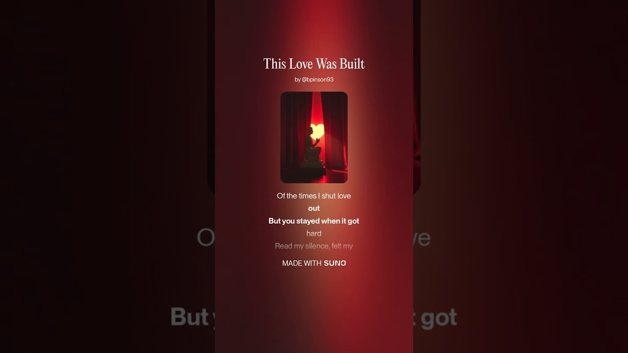 Brandon Pinson - This Love Was Built - @brandonpinson81