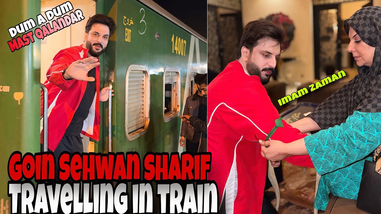 Finally Goin Sehwan Sharif 🚩By Train 🚂 Exploring hidden gems in Sindh !