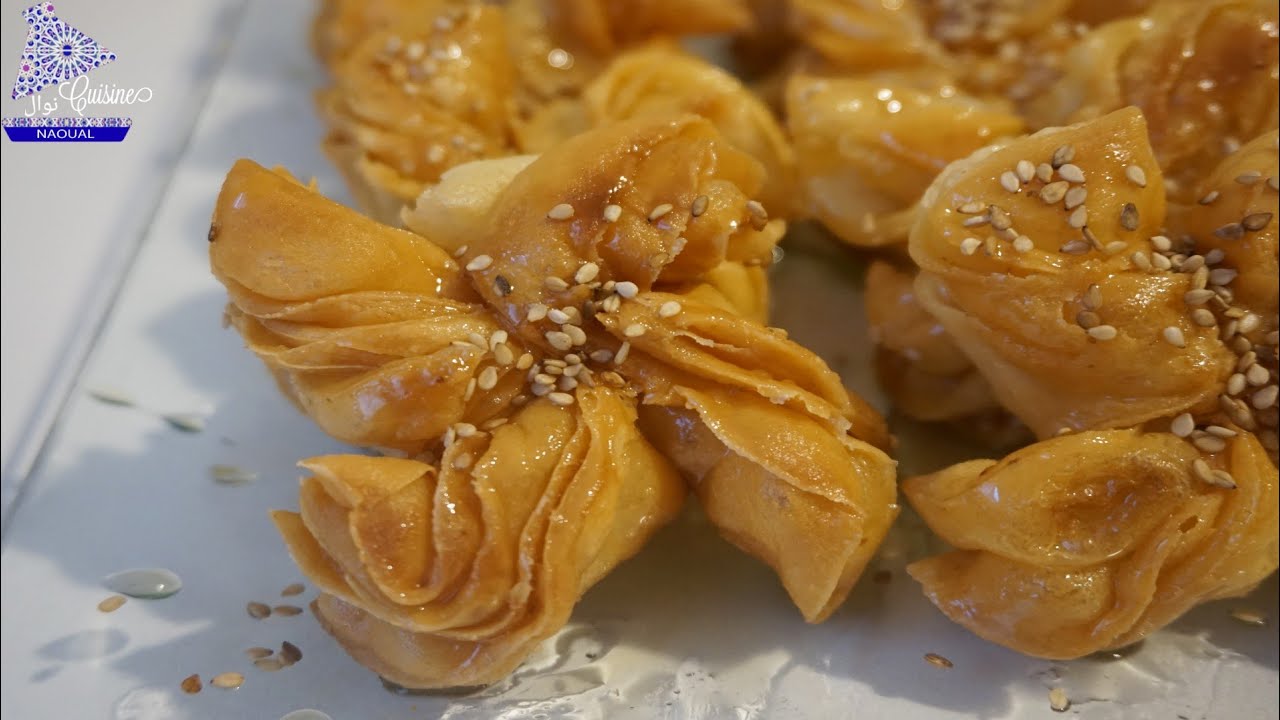 Chebakia - Marokkanisches Honiggebäck | Neue Form | Blätterteiggebäck | Ramadan