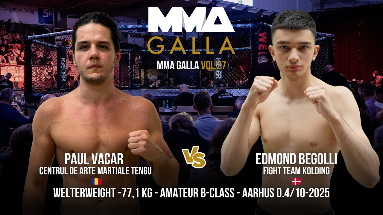 Paul Vacar (Centrul de Arte Martiale Tengu - CC) Vs. Edmond Begolli (Fight Team Kolding - DK)